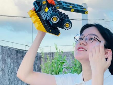 蜻蜓吃蚊子嘎嘎厉害!一只蜻蜒在1小时内就能吃掉840只蚊子噢#乐高拼搭教程 #万物皆可乐高 #蜻蜓 #薯条老师搭积木