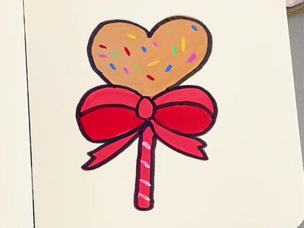 打卡跟着抖音学画画的第112天,今天画巧克力棒棒糖表情包!#青年创作者成长计划 #画出我的天马行空 #跟着抖音学画画 #新人抖音创业涨粉 #创意儿童画