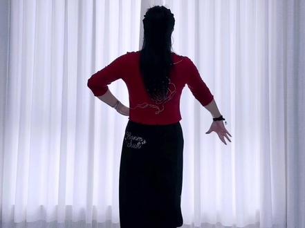 《一片河水落下来》#今日舞蹈打卡 #背面教学 #完整版#热门舞