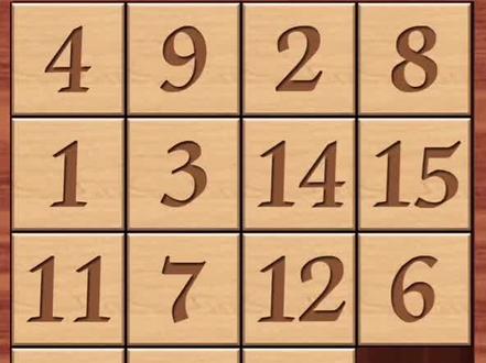 #数字华容道 4×4,虽然超时也完成了,有挑战的没