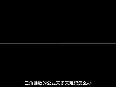 一张图搞定常用三角函数公式,快来学起来#高考 #高中数学