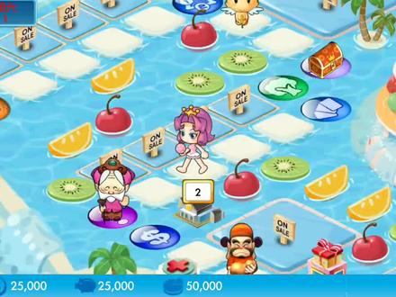 #大富翁4fun 大富翁水上世界:阿土伯、沙龙巴斯、莎拉公主、企鹅互相伤害1