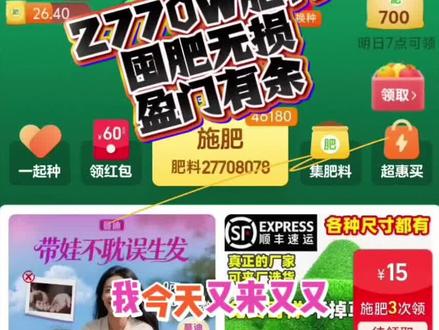 芭芭农场事实记录N轮的第一天#芭芭农场#芭芭农场施肥 #芭芭农场肥料攻略