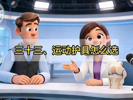 三十三、运动护具怎么选 #半月板 半月板损伤