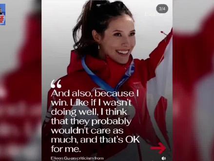 谷爱凌对美国副总统万斯的批评做出回应#谷爱凌再夺金牌 #爱国精神 #跨国恋