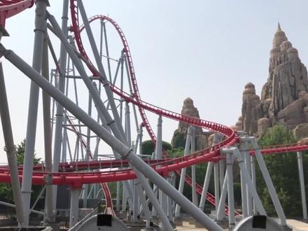 #过山车 #极速飞车 #北京欢乐谷 北京欢乐谷极速飞车全程原声