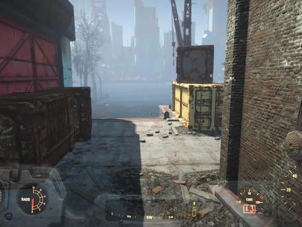 辐射4废土生存65机械侠的大本营这是我目前见过防守最严的堡垒A #steam游戏 #单机游戏 #游戏日常