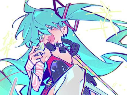 你能成为任何模样!生日快乐公主殿下🎂#初音未来 #画画 #procreate