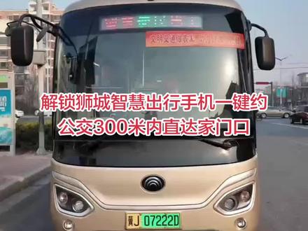 解锁狮城智慧出行!手机一键约公交,300米内直达家门口
沧州便民服务 #沧州生活攻略 #预见沧州新发现#城市公交 #公交车