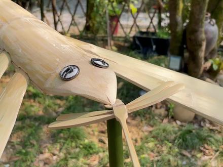 1米8的平衡竹蜻蜓 挑战成功 给孩子一个愉快的周末!#手艺人 #童趣童真