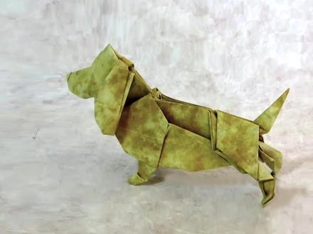 立体折纸之狗狗系列之巴塞特猎犬