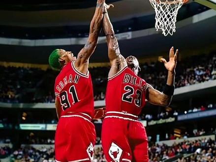 篮球之神左膀右臂#皮蓬#罗德曼 #乔丹 #篮球 #NBA