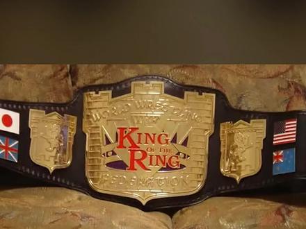 WWE只出现过一次的冠军腰带 #wwe #摔角