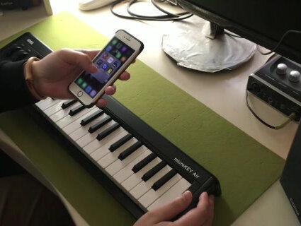 microkey air连接iOS设备#korg #音乐 #乐器 #音频设备