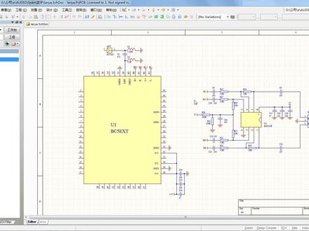 入门PCB电路板设计21 AD09教程 蓝牙电路原理图生成PCB画法和操作 #pcb设计 #altium教程
