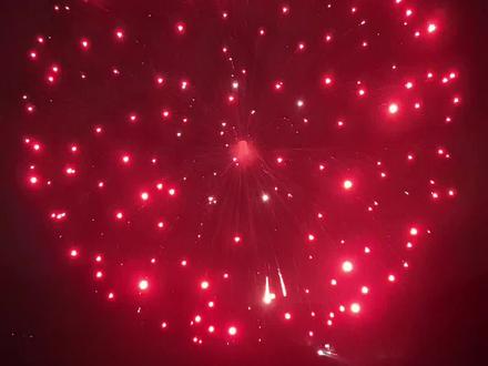 #烟花表演 45寸土豆无人机角度看烟花