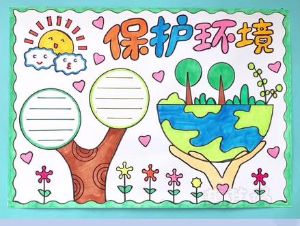保护环境手抄报简单又漂亮#手抄报 模版教程#保护环境手抄报 #保护环境 #手抄报模板 #保护环境人人有责 #小学生手抄报 #儿童画