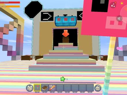 迷你世界:可以玩的手机,半仙身临其近,跑酷跳舞机做的有模有样