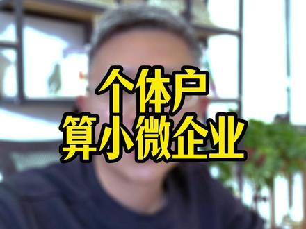 个体户,算不算小微企业? #招投标