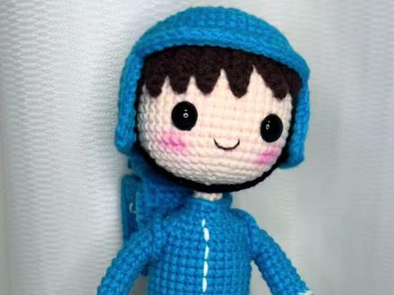 外卖员钩织教程 #随拍 #教学 #手工 #钩织