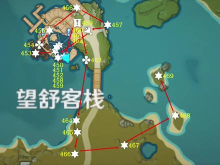 【璃月宝箱全收集】望舒客栈 共41个(450-490)成就数480 原神璃月碧水原+抿林+琼玑野+云来海+璃沙郊 宝箱全收集攻略 岩之印获取途径 #游戏日常 #流风眷堇庭 #原神攻略