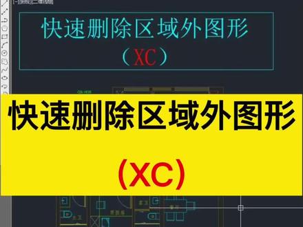 #酷家乐cad全屋定制室内设计培训 #cad中删除选中以外的图形的方法#邳州成人计算机培训班 #cad入门教学视频