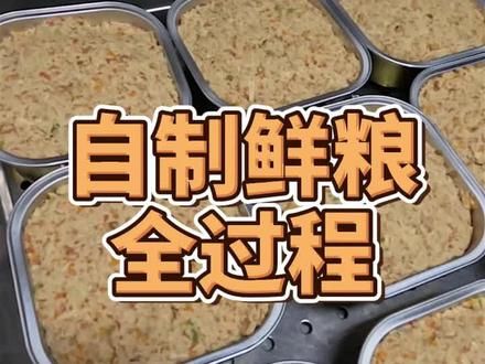 自制狗粮全过程,三个月的量做了一下午。#记录真实生活 #狗罐头 #健康美食自己做 #狗粮
