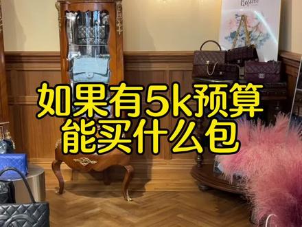 如果有5k预算能买什么包?今天模特这身裙子美到我了。#中古包 #中古店 #包包种草日记