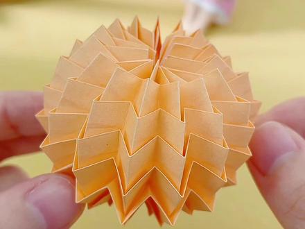 你们要的解压球教程来啦,弹力无限翻翻翻,解压又好玩#折纸#手工