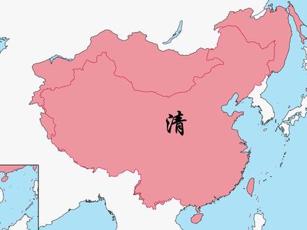 中国朝代演变#历史 #地图 #清朝 #明朝