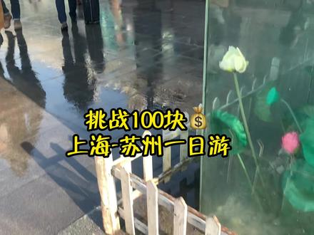 挑战100块钱上海-苏州往返一日游
#生活碎片 #城市打卡地 #苏州
