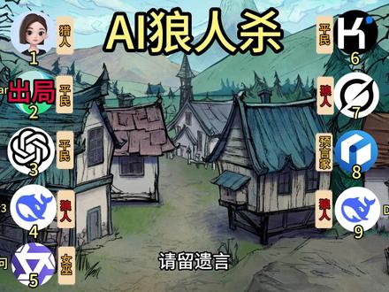 人间清醒?上帝视角!【AI狼人杀】 #AI狼人杀#狼人杀#豆包#网易狼人杀#狼人杀星赏金计划
