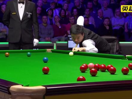 沙特大师赛丁俊晖八连胜再战火箭,细腻控球恐怖如斯!