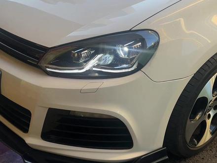 #高尔夫6 原车卤素灯升级7.5代双L透镜