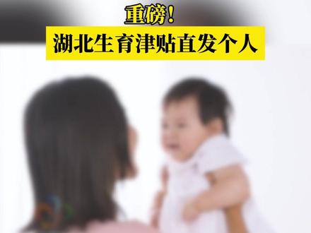 湖北生育津贴直发个人!#生育津贴 #亲子
