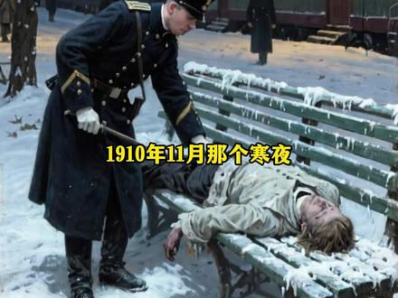 1910年寒夜,一具“流浪汉”的尸体被发现在无名小站,警察随手拍了张认尸照。第二天整个俄国上流社会涌来——死者竟是文学巨匠托尔斯泰。拥有庄园、名望和巨大财富的他,为何像个逃犯般冻死在冬夜?因为他一生撕裂:写尽人间苦难,却穿着用金丝绣棉絮的华服;痛恨自己的阶级,却离不开妻儿的泪眼。#思想 #托尔斯泰 #思想