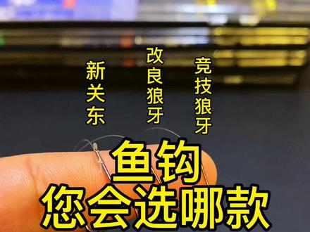 新关东、改良狼牙、竞技狼牙子线双钩、手工绑制!您会选哪款?您是喜欢野钓 湖库 水库 还是黑坑?#钓鱼 #鱼钩 #子线双钩 #渔具 #钓鱼人 #户外钓鱼 #野钓 #黑坑