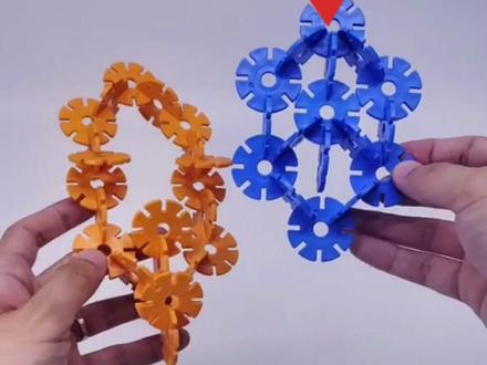 雪花片积木玩具益智拼搭#儿童能力训练 #提升专注力 #让孩子远离手机