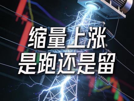 缩量上涨,是跑还是留? #财经 #股票 #A股 #股市 #电力