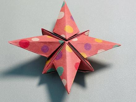 1分钟折一颗立体小星星#手工折纸 #折纸教程