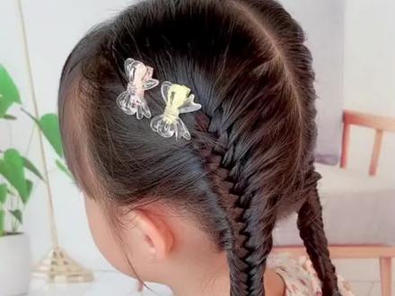 午睡不乱的宝宝发型!#儿童编发 #夏日清凉发型 #生女儿就是用来打扮的 #午睡发型 #扎发教程