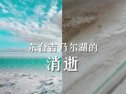 东台吉乃尔湖“消失后”,我们应该引发的思考。#保护环境 #环保 #东台吉乃尔湖 #西北