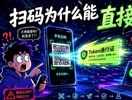 第164集:为什么扫码登录能直接上号? #扫码登陆 #token #登录 #程序 #二维码