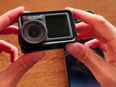 大疆Action5如何直播设置参数,一分钟教会你!#大疆 #运动相机 #vlog #自媒体 #创业