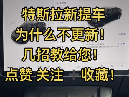 特斯拉新提车系统不更新?几招教给您#model3 #modely #特斯拉 #特斯拉modely #特斯拉model3