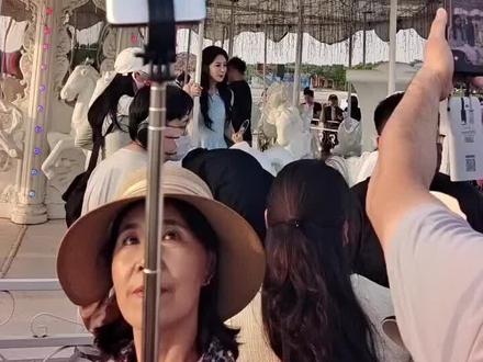 李依晓老师来骆马湖沙滩公园啦!#李依晓#虞姬#骆马湖#宿迁