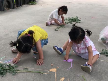 凡华德育亲子幼儿园一画艾草@抖音小助手 #凡华vlog