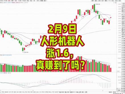 2月9日人形机器人涨1.6,真赚到了吗?