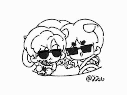 小狗实锤!人的嘴怎么能转成螺旋桨!!! #向全世界安利 #画画 #刘耀文 #时代少年团 #Q版