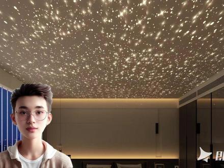 酷家乐- 星空顶设计 #星空顶 #设计案例分享 #工装 #建模 #酷家乐教学
